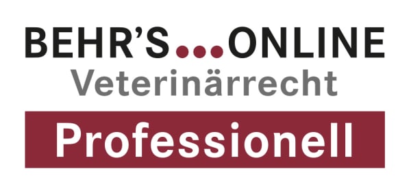 Veterinärrecht Professionell