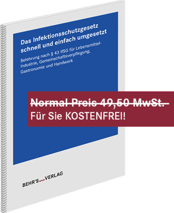 Das Infektionsschutzgesetz schnell und einfach umgesetzt (gedruckt)