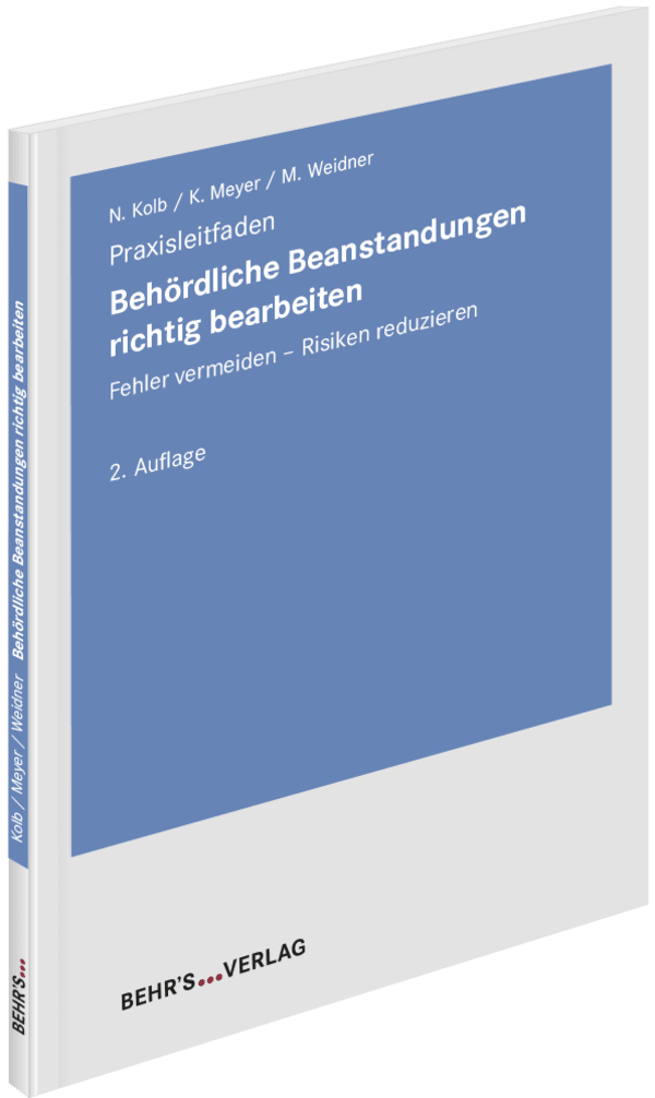 Behördliche Beanstandungen richtig bearbeiten