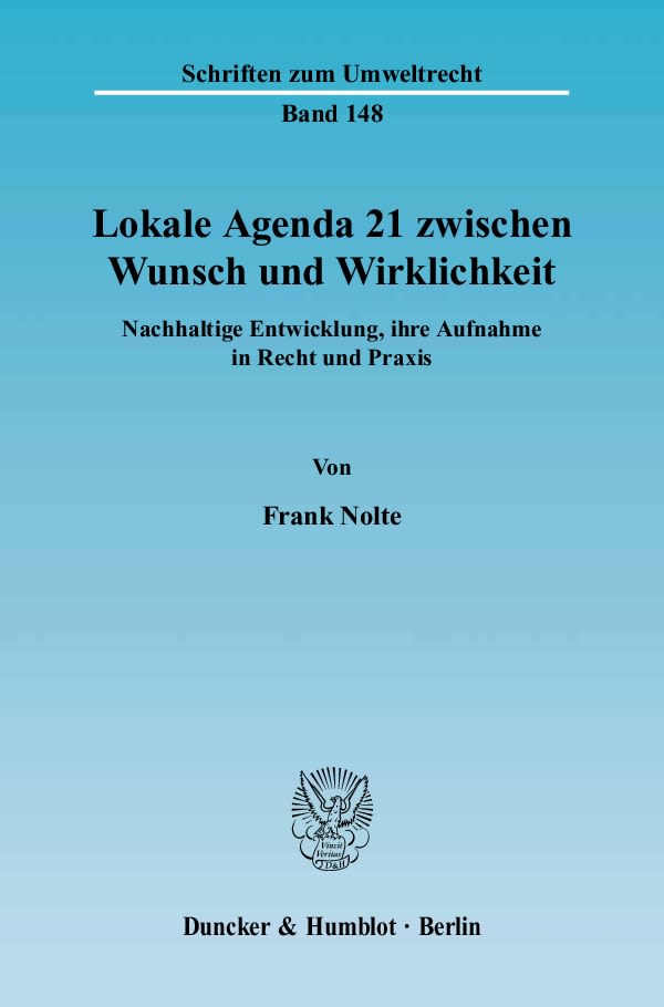 Lokale Agenda 21 Zwischen Wunsch Und Wirklichkeit Duncker Humblot Lokale Agenda 21 Zwischen Wunsch Und Wirklichkeit Duncker Humblot