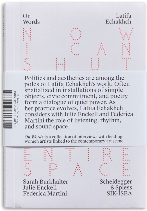 Latifa Echakhch Park Books
