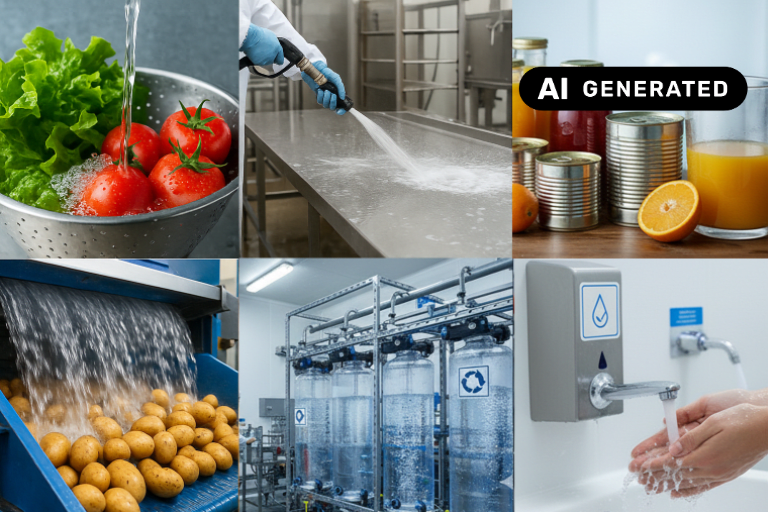 Wasser in der Lebensmittelproduktion
