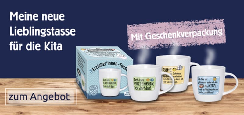 Meine neue Lieblingstasse für die Kita. Hier kaufen.