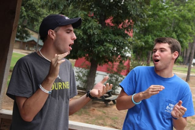 Campers Singing Praise