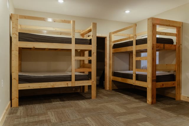 The Mahalo building at Pine Cove Shores, a high school overnight camp in Tyler, TX