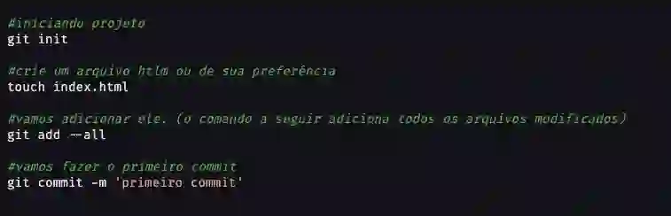 Criando projeto Git e subindo para o GitHub