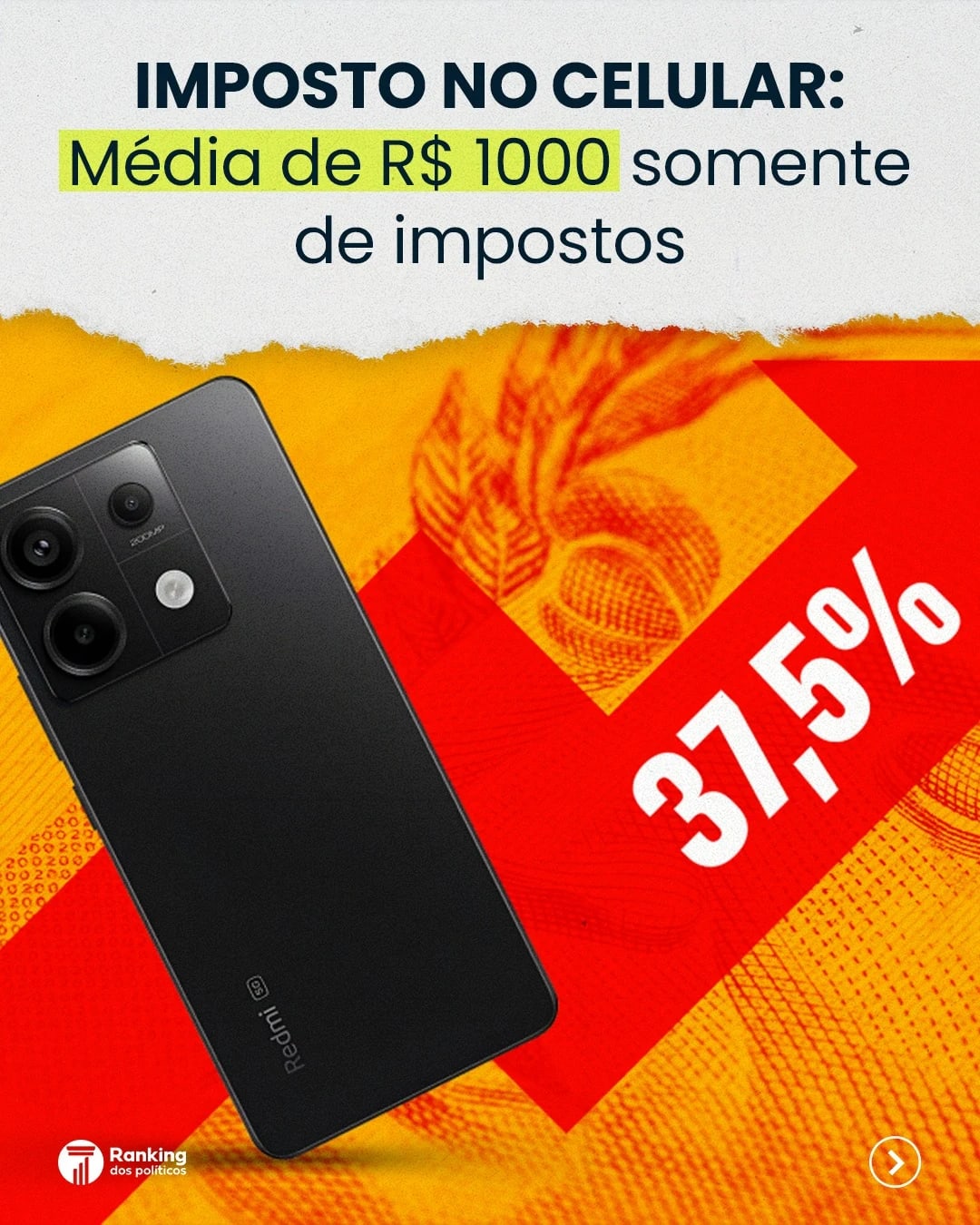 Os preço médio de celulares disparou, e com eles, os impostos embutidos