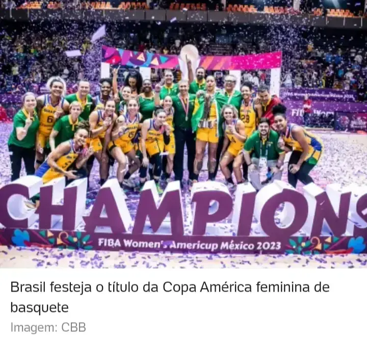 Brasil vence EUA e é campeão da Copa América de Basquete, basquete