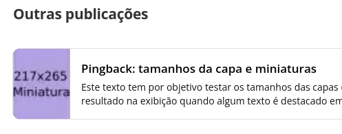 Repare que nada de alaranjado apareceu e o texto está completo aí...<br>