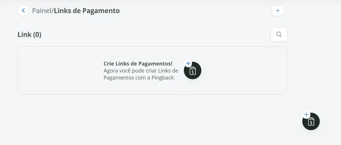 Procure por Links de Pagamento, no Menu.