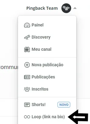 No&nbsp; Menu, procure por Loop.