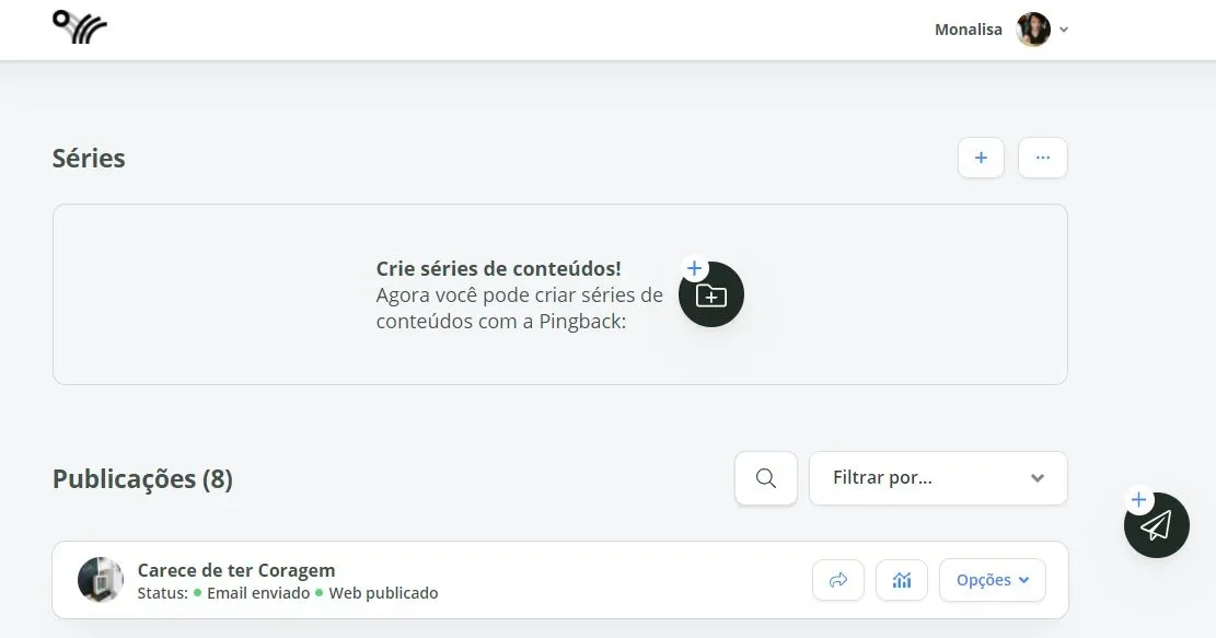 Publicações, editor.