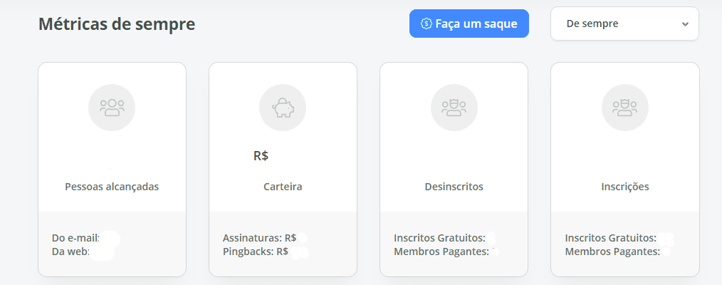 Visualizando a Carteira dentro de Painel, no Menu.