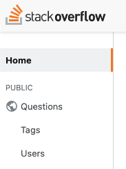 You can check all the tags of a specific SE site by clicking on Tags, on the left side menu.