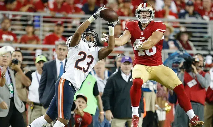 Chicago Bears 28 - 20 San Francisco 49ers, 16 de setembro de 2014.<br>