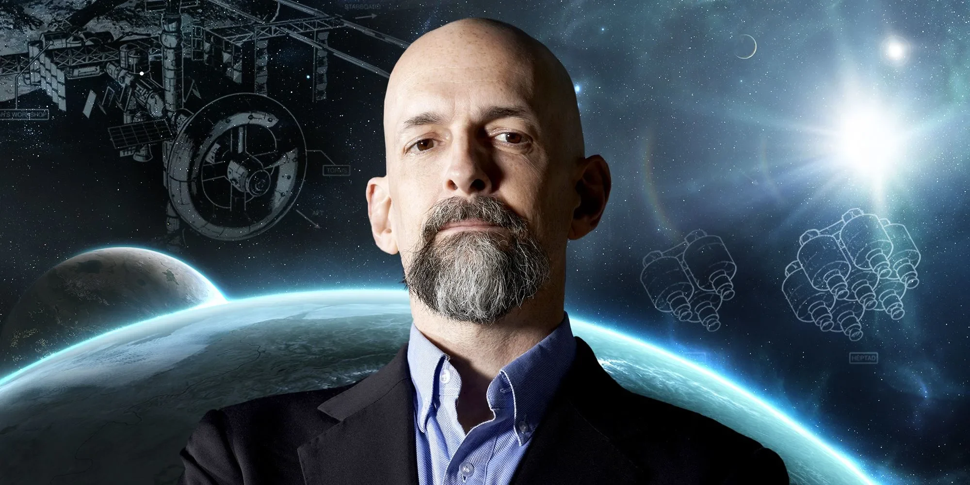 &nbsp;Reprodução: Escritor Neal Stephenson, criador do termo Metaverso, em 1992