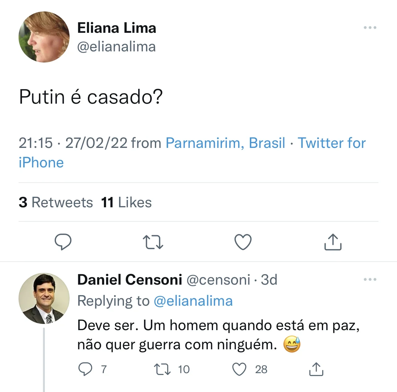 Quer dizer que o Putin está dormindo no&nbsp;диван?!