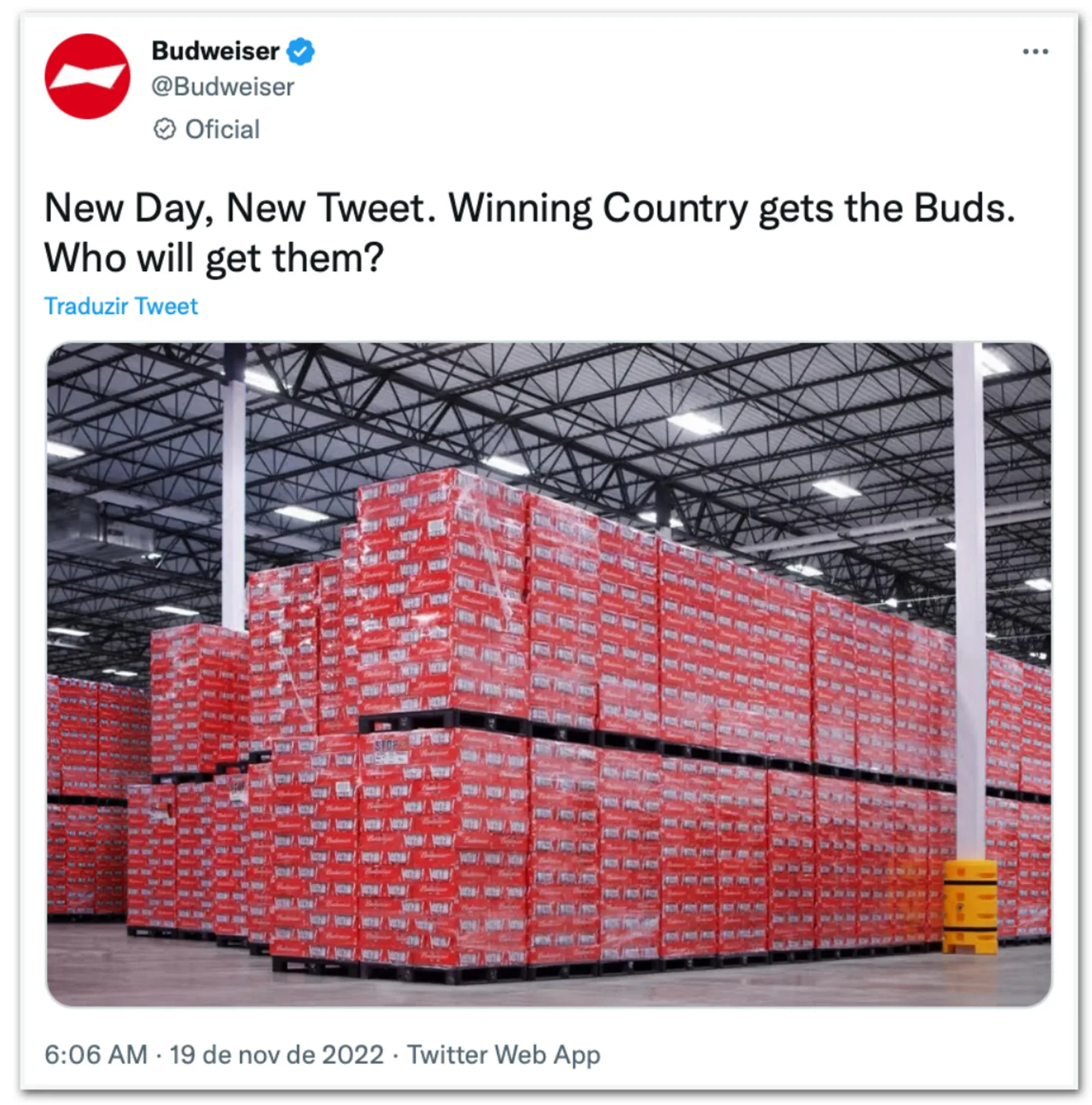 Reprodução: Budweiser