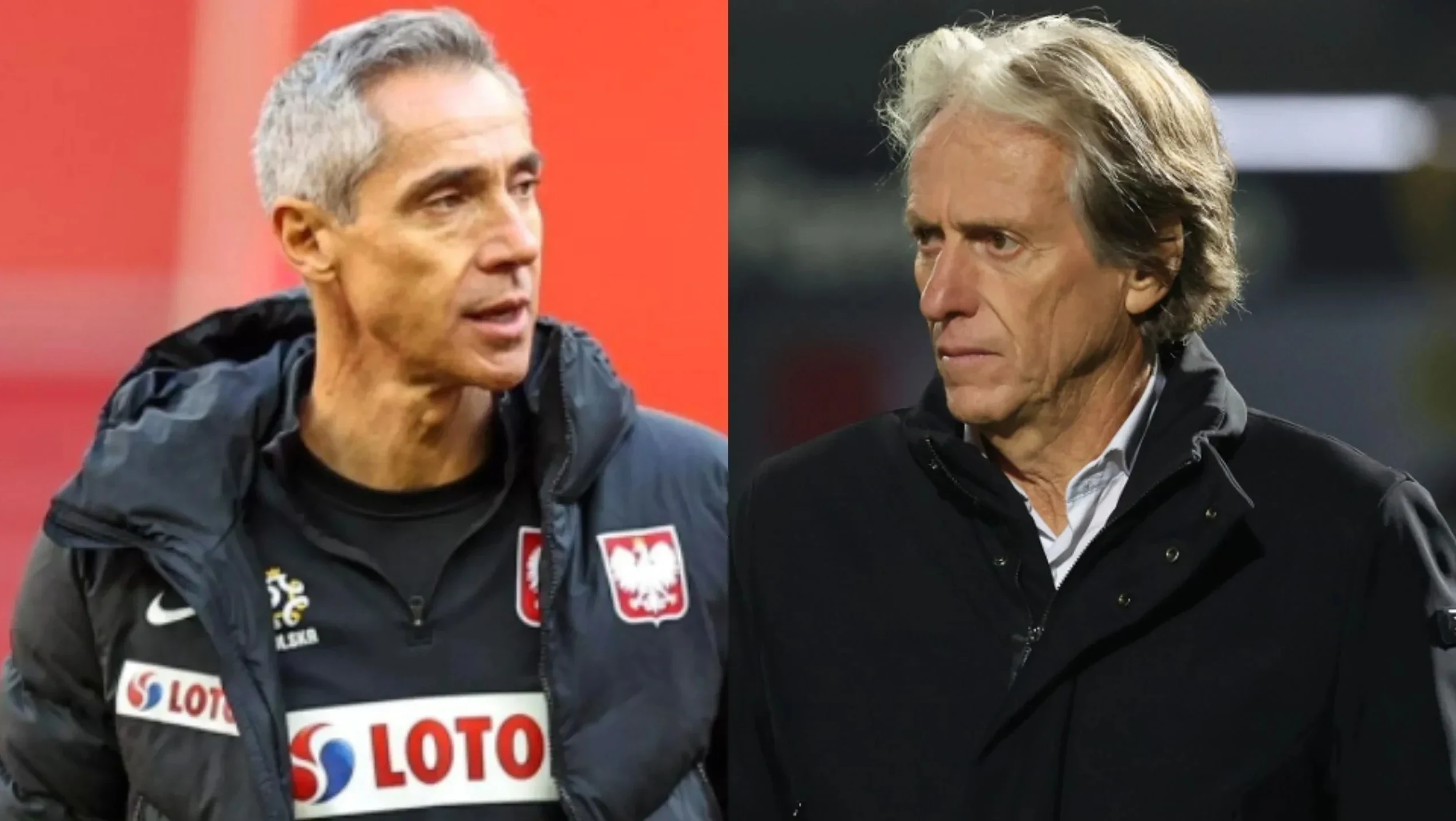 Os portugueses Paulo Sousa e Jorge Jesus: diferentes trajetórias - Fotos: Reprodução Twitter