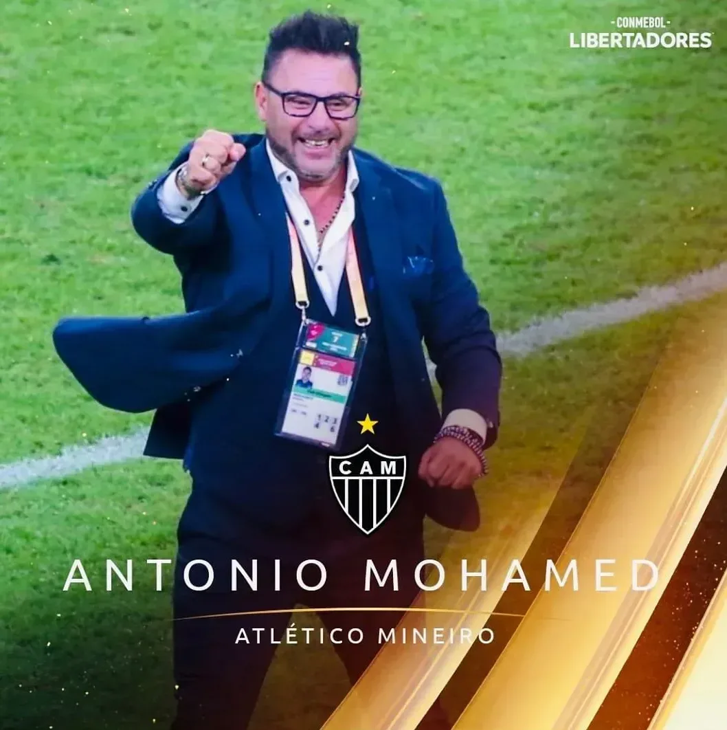 O técnico Antonio "Turco" Mohamed, do Atlético Mineiro - Foto: Divulgação