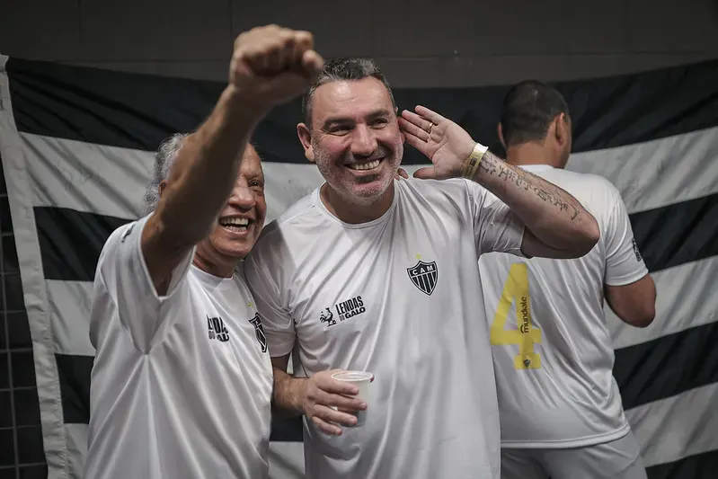 Reinaldo e Guilherme compõem a foto. Foto: Pedro Souza / reprodução