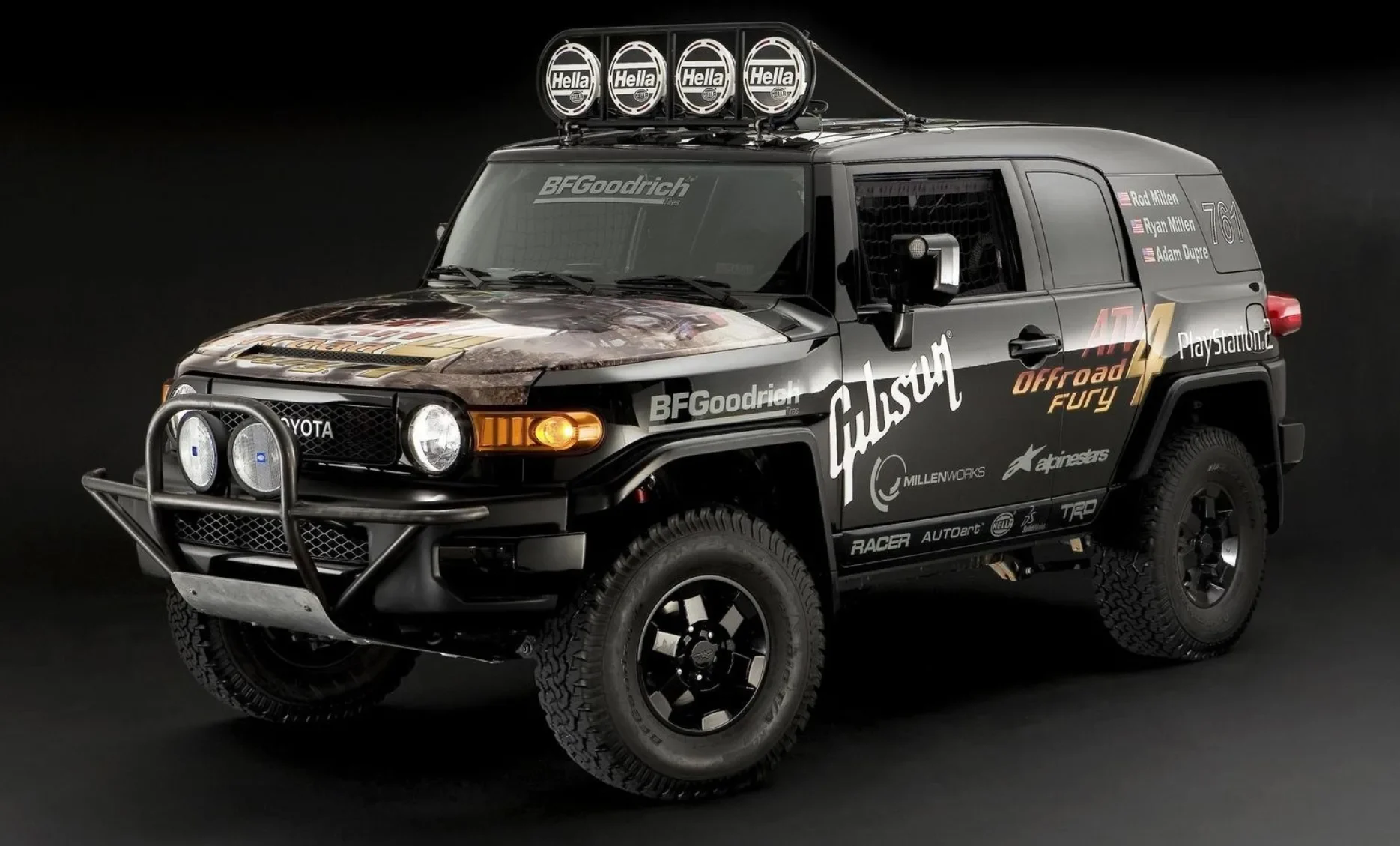 <b>"Nosso" FJ Cruiser gloriosamente limpinho antes do perrengue na Baja California</b>