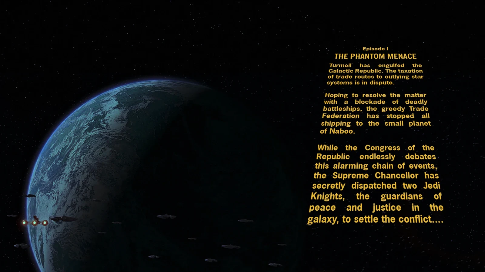 Star Wars Episódio  I - Ameaça Fantasma