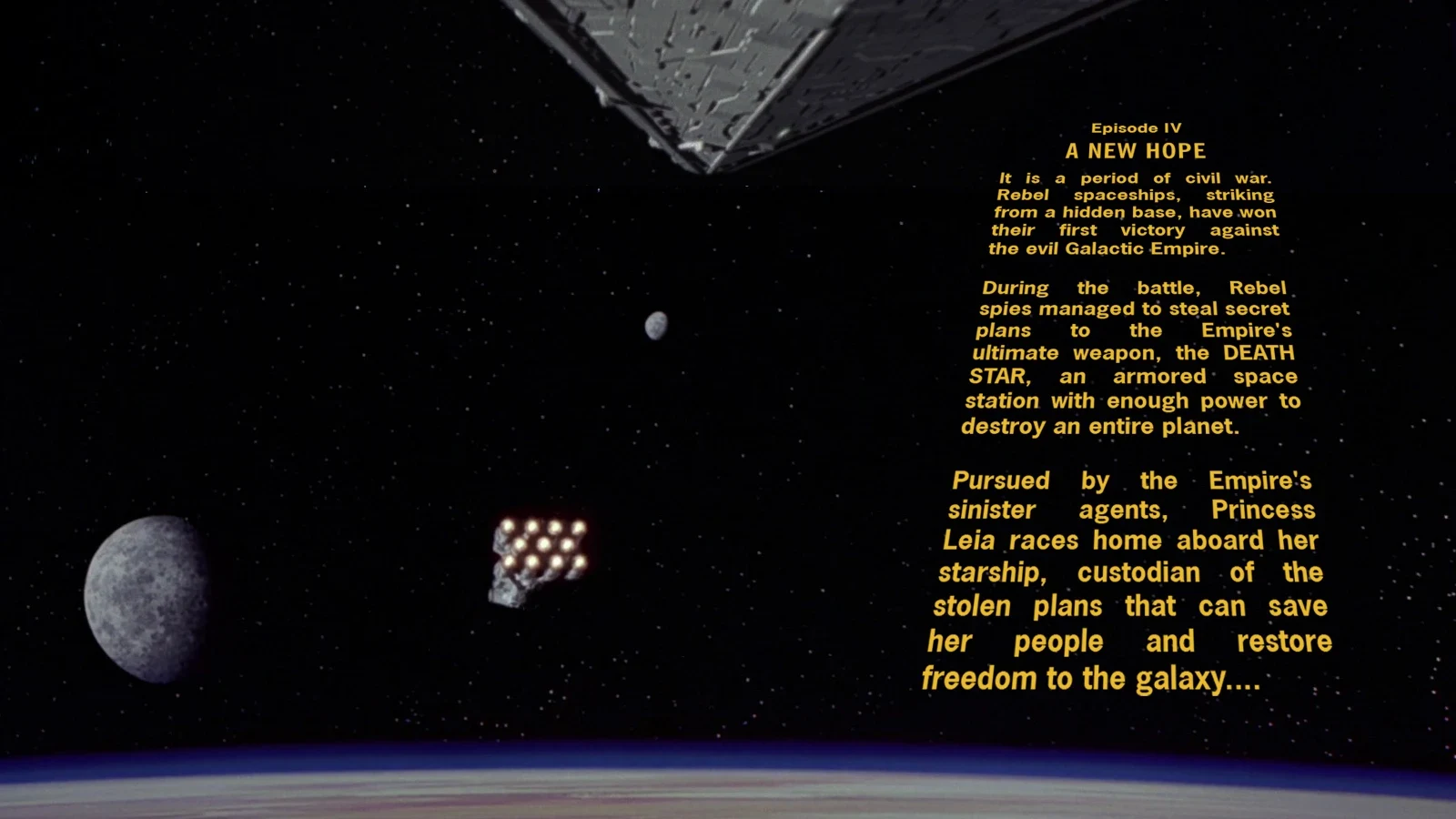 Star Wars Episódio  IV - Uma Nova Esperança