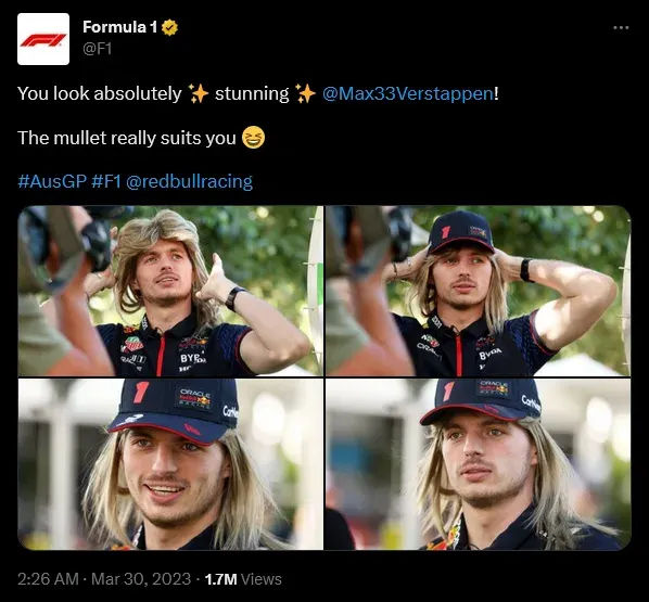 Reprodução: F1 (Twitter)