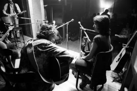 Bob Dylan e Joan Baez em 1975