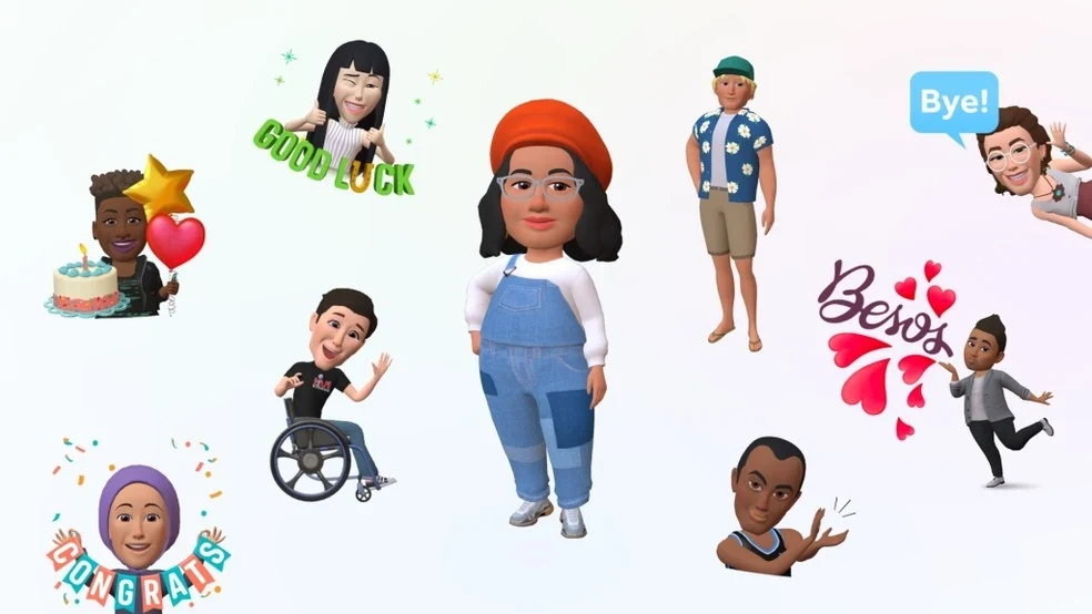 <i>Novos avatares 3D da Meta, ex-Facebook, estarão disponíveis também no Instagram Stories.</i>