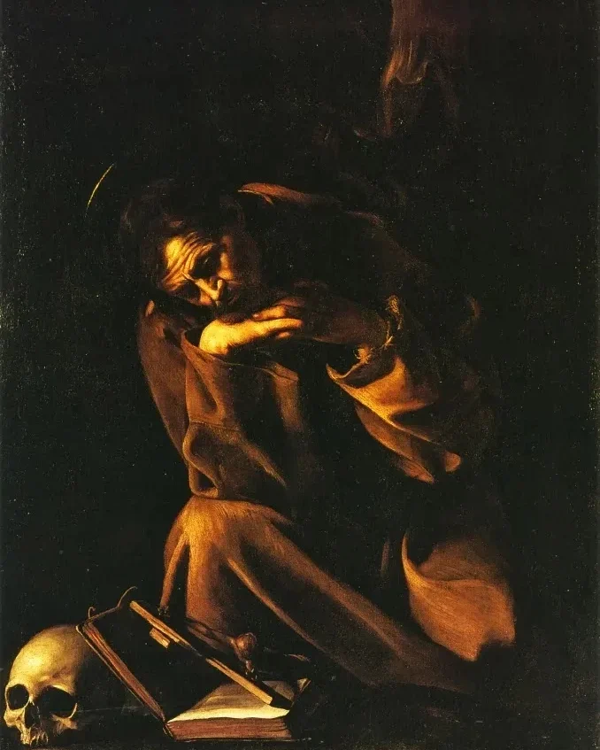 "São Francisco Meditando" - Caravaggio&nbsp;