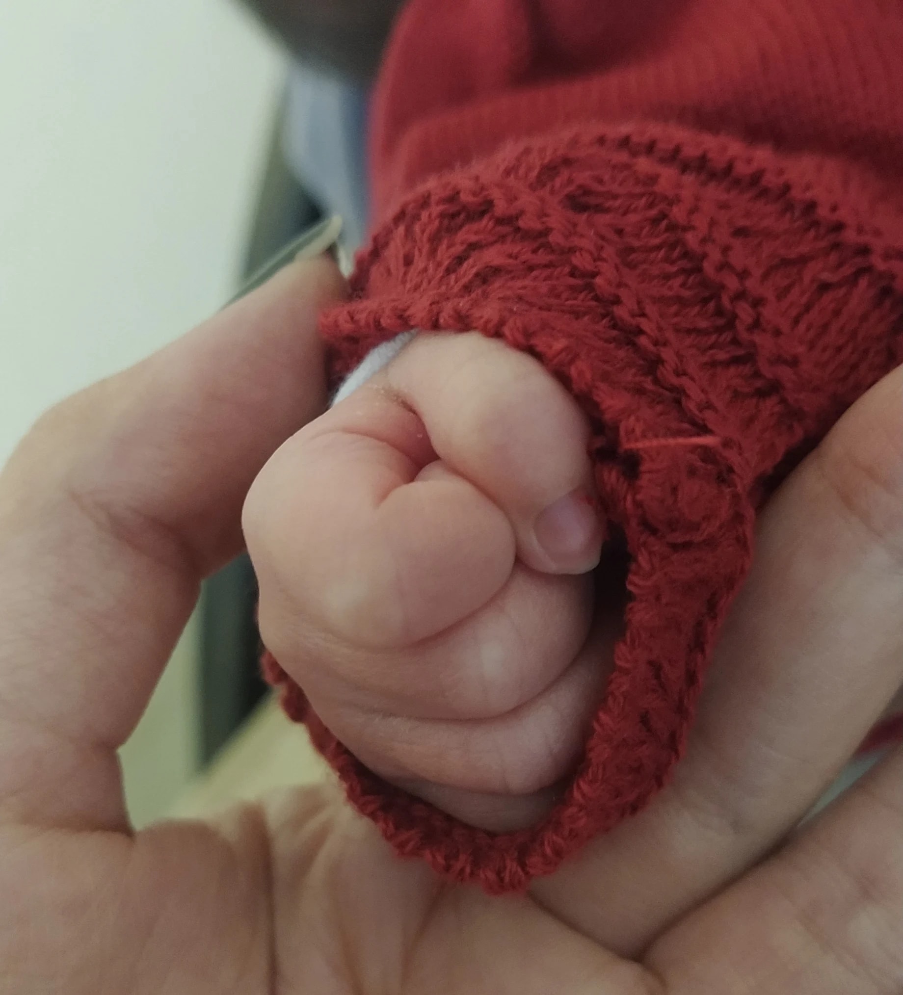 Essa é a mãozinha da Eva, nova integrante da família Colares. Note que pequenucha - mas já pronta pra briga! Ou, uma fotinha fofa para aliviar o texto carregado!