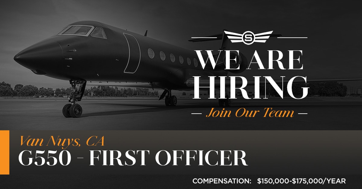 Gulfstream G550 First Officer Van Nuys Silver Air Private Jets Careers