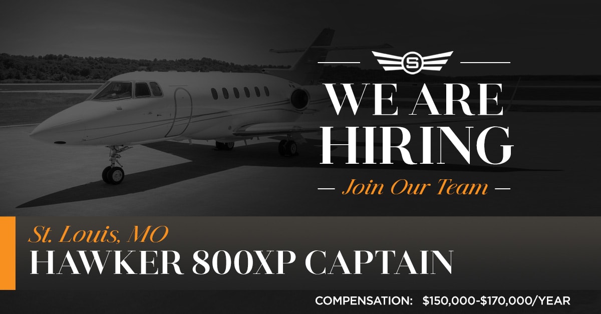 Hawker 800XP Captain St. Louis Silver Air Careers