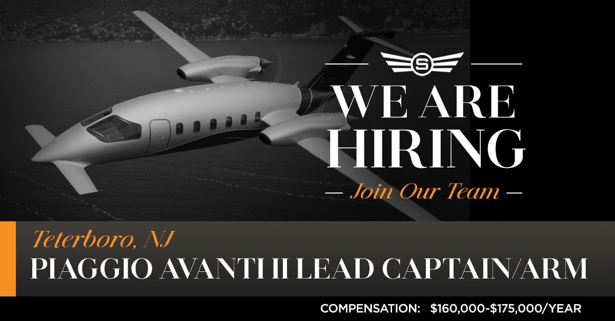 Piaggio Avanti II Lead Captain/ARM Teterboro Silver Air Private