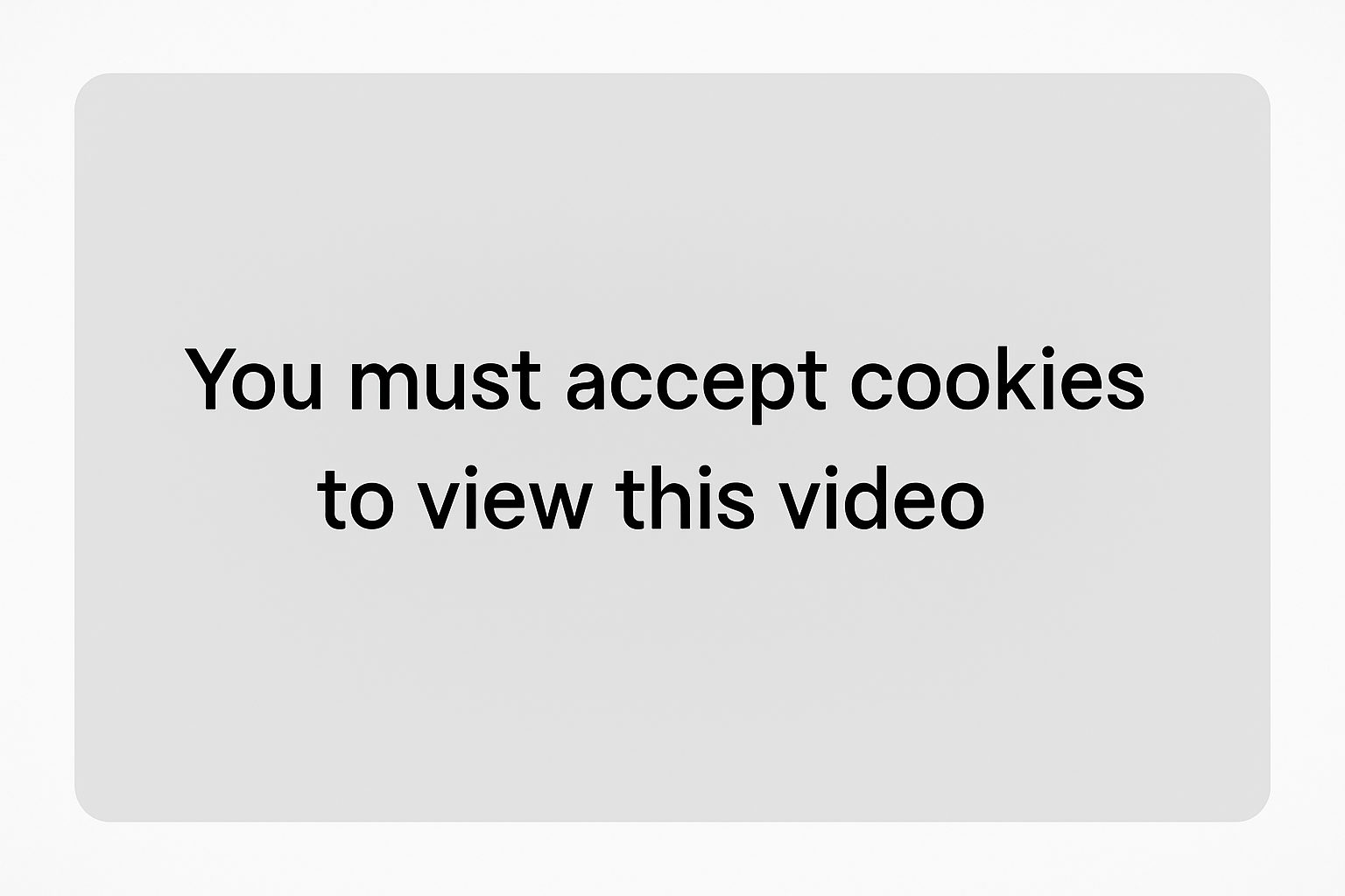 Video placeholder