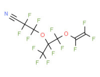 3-[1-[difluoro[(trifluorovinyl)oxy]methyl]-1,2,2,2-tetrafluoroethoxy]-2,2,3,3-tetrafluoropropiononitrile