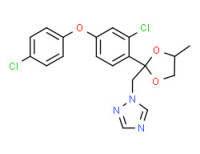 1-({2-[2-Chloro-4-(4-chlorophenoxy)phenyl]-4-methyl-1,3-dioxolan-2-yl}methyl)-1H-1,2,4-triazole