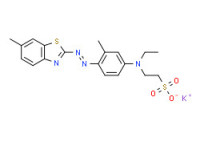 Potassium 2-[ethyl[3-methyl-4-[(6-methyl-2-benzothiazolyl)azo]phenyl]amino]ethanesulphonate