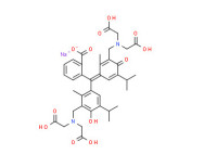 Disodium N,N'-[bis[[6-hydroxy-5-isopropyl-2-methylphen-3,1-ylene]methylene](3-oxo-1(3H)-isobenzofuranylidene)]bis[N-(carboxymethyl)aminoacetate]