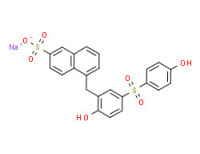 Sodium 5-((2-hydroxy-5-((4-hydroxyphenyl)sulphonyl)phenyl)methyl)naphthalene-2-sulphonate