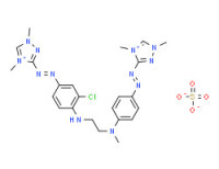 1H-1,2,4-triazolium, 3(or 5)-[[4-[[2-[[2-chloro-4-[[1,4-dimethyl-1H-1,2,4-triazolium-3(or 5)-yl]azo]phenyl]amino]ethyl]methylamino]phenyl]azo]-1,4-dimethyl-, sulfate (1:1)