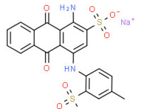 Sodium 1-amino-4-[[(aminosulphonyl)-4-methylphenyl]amino]-9,10-dihydro-9,10-dioxoanthracene-2-sulphonate