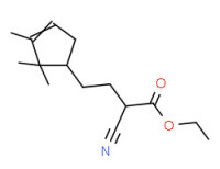 Ethyl a-cyano-2,2,3-trimethylcyclopent-3-enebutyrate