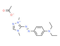 5-[[4-(diethylamino)phenyl]azo]-1,4-dimethyl-1H-1,2,4-triazolium acetate