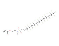 2-[methyl[(3,3,4,4,5,5,6,6,7,7,8,8,9,9,10,10,11,11,12,12,13,13,14,14,14-pentacosafluorotetradecyl)sulphonyl]amino]ethyl acrylate