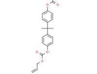 Diallyl isopropylidenebis(p-phenylenecarbonate)