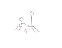 1,1'-[1,3-butadiene-1,4-diylbis[(5-methyl-2,6-benzoxazolediyl)methylene]]dipyridinium sulphate
