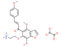 2-[4,7-dimethoxy-5-(4-methoxycinnamoyl)benzofuran-6-yloxy]ethyldimethylammonium hydrogen oxalate
